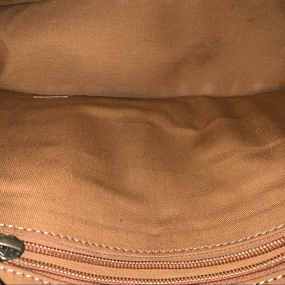 Cowhide Acid Wash Tooled Leather Purse - Picture 6 of 8